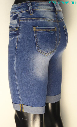Женские джинсовые бриджи W517 фото 2