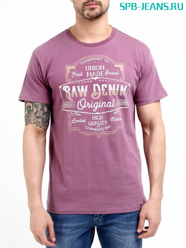 Футболка F5 02285/Denim, TR Plain, burgundy