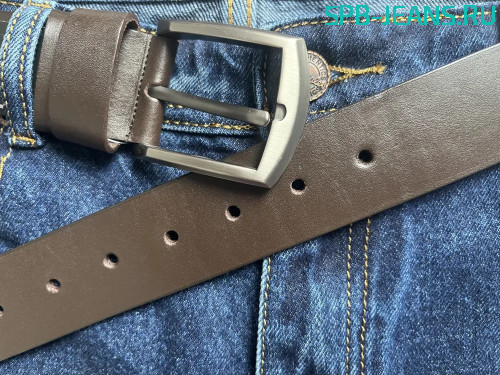 Ремень кожаный 40A13-03R braun фото 2