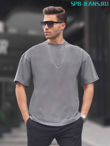 Футболка оверсайз MadMext 6066 fume