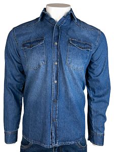 Рубашка джинсовая My Freedo 2002 blue