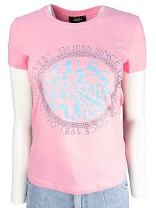 Женская футболка 152 розовый