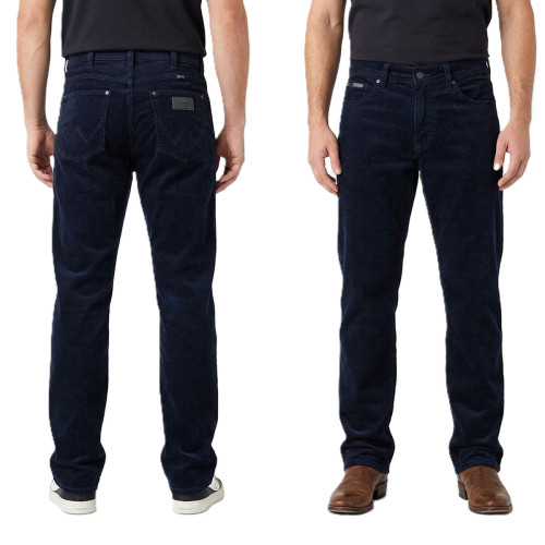 Вельветовые джинсы Wrangler 2600 т. синий