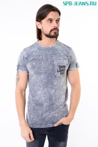 Мужская футболка Giovedi 8-408 grey