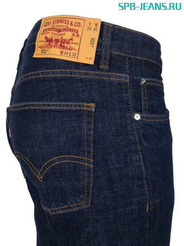 Джинсы мужские Levis 501 enzim, zip, stretch фото 3