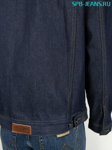 Мужская джинсовая куртка Wrangler 8878 raw denim  фото 3