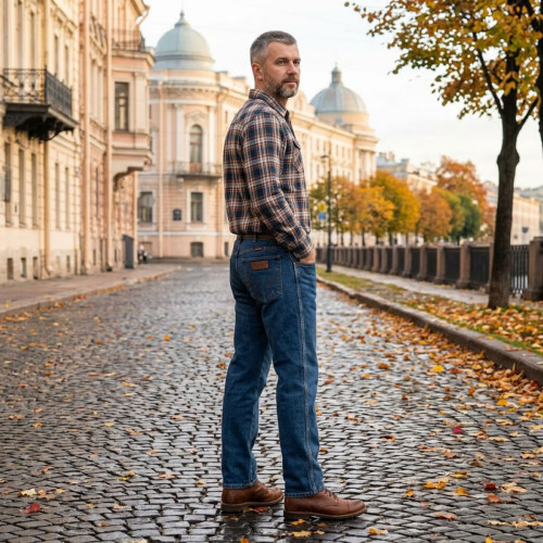 Джинсы Wrangler 666-10, 100% cotton фото 5