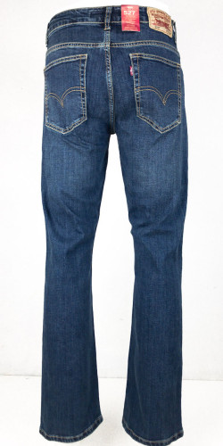 Джинсы boot cut Levi's 527 blue фото 2