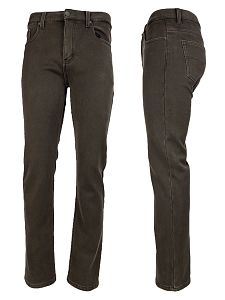 Мужские тёплые джинсы Discrete 200-6 braun