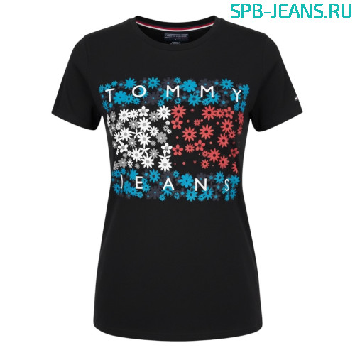 Женская футболка TH 845 black