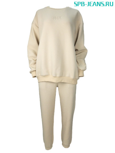 Брюки оверсайз 7986 biege фото 4