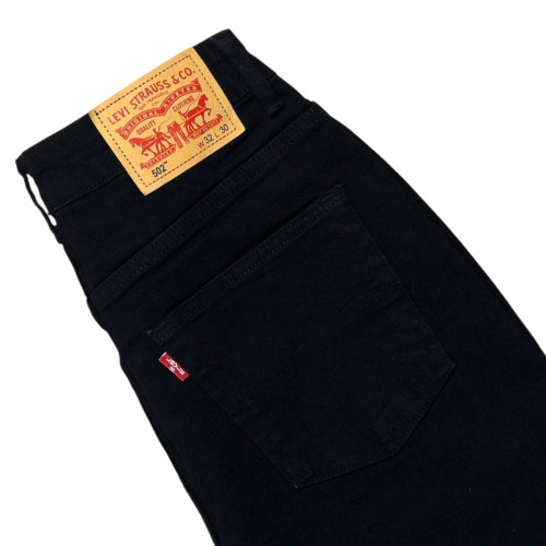 Джинсы tapper Levis 502 black, stretch фото 4