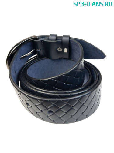 Ремень кожаный Legend 35-006 blue фото 2