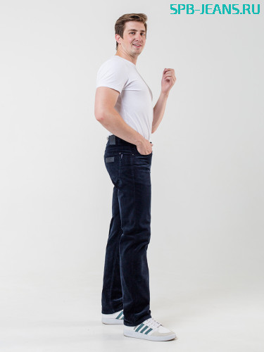 Вельветовые джинсы Montana 4805-1, т. синий фото 3
