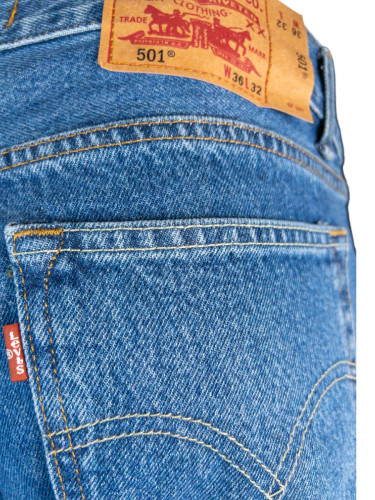 Джинсы Levi's 501-049 cotton, regular, болты фото 6