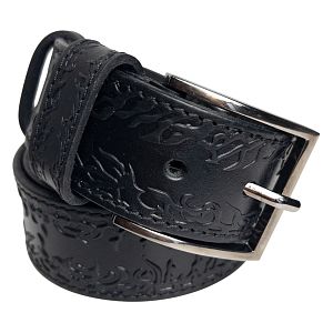 Ремень кожаный 40C06-01R black
