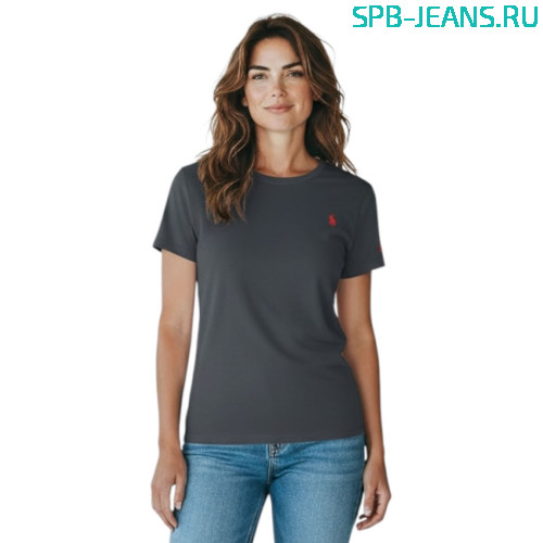 Женская футболка RL 023 серый