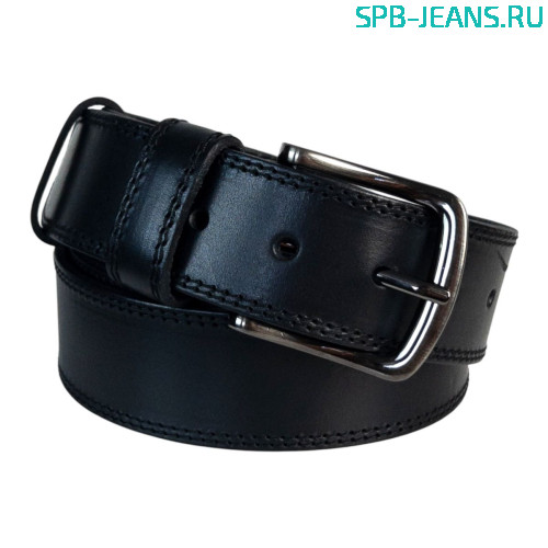 Ремень кожаный 40A01-01RS черный