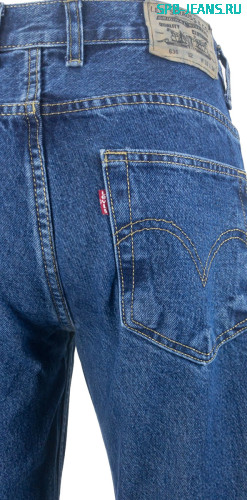 Джинсы мужские Levi's 630 т. синий фото 4