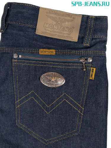 Джинсы Montana 1178-10 zipper, raw denim фото 2