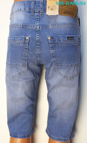 Бриджи джинсовые мужские J-129 фото 2