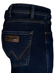 Тёплые джинсы Wrangler W-102A темно-синий