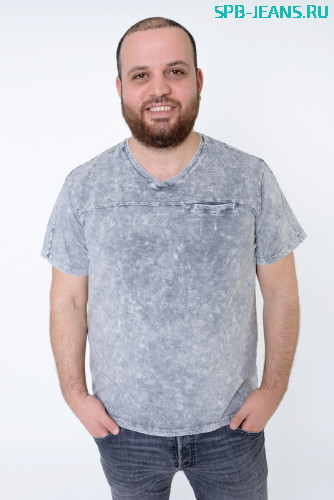 Мужская футболка Giovedi 8-413 grey