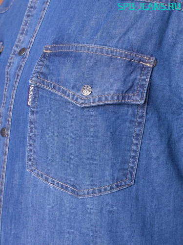 Джинсовая рубашка Montana 6617V батал фото 2