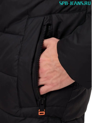 Мужской пуховик Kings Wind 348-1 черный фото 2