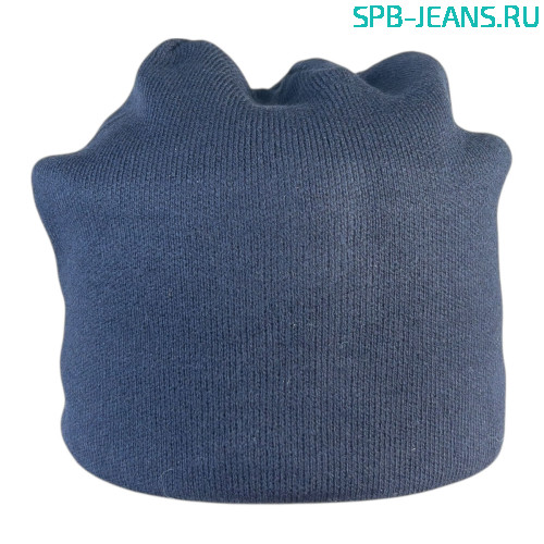 Шапка 226Д т. синий, 50% шерсть + флис
