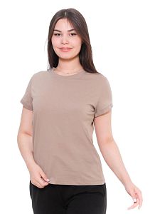 Футболка Samo 3722 серо-кофейный