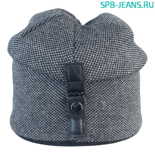 Шапка 230Д черный, 50% шерсть + флис фото 2