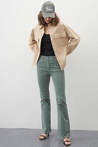 Вельветовые джинсы MR707V mint