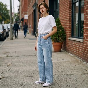 Джинсы летние R. Marks 7669