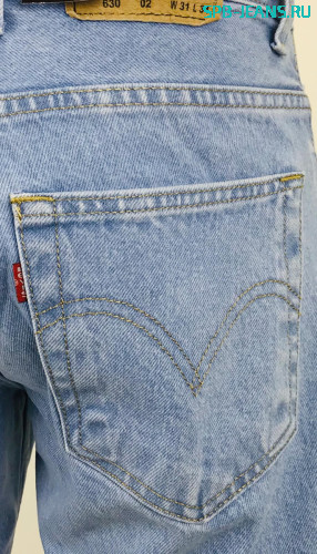 Джинсы мужские Levi's 630 св. синий фото 3