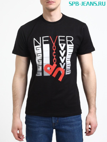 Футболка F5 02285/Never, TR Plain, black