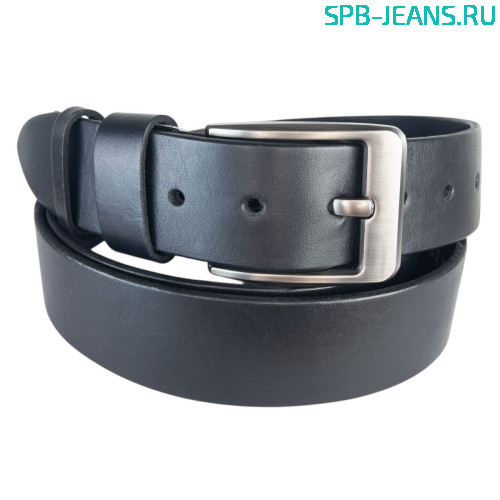 Ремень кожаный 40A01-01L черный