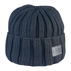 Шапка 109Ф черный, 80% шерсть + флис