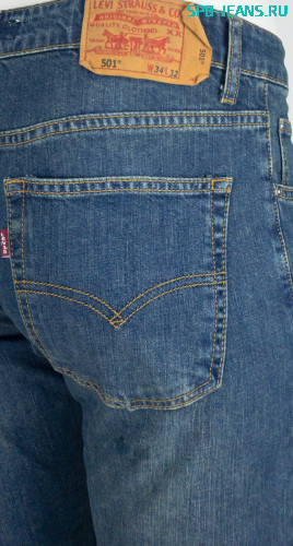 Джинсы мужские Lev. 501-2-2476 tint, zip, cotton фото 2