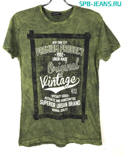 Футболка мужская Daniel & Jones 1314 khaki