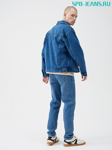 Джинсовая куртка MR2688M dark blue фото 4