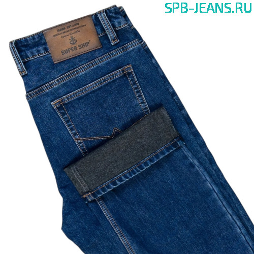 Тёплые джинсы Super Ship KSA25142 фото 6