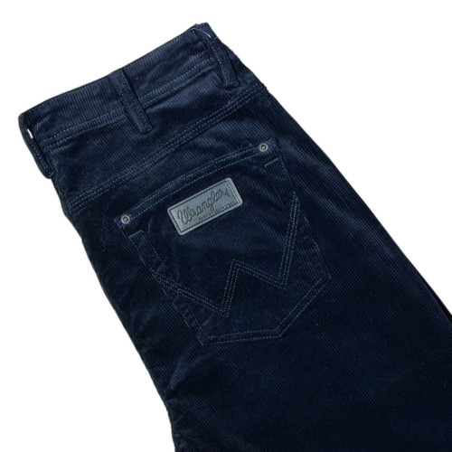 Вельветовые джинсы Wrangler 2600 т. синий фото 4