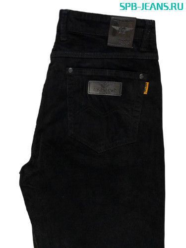 Вельветовые джинсы Montana 4805, черный фото 4