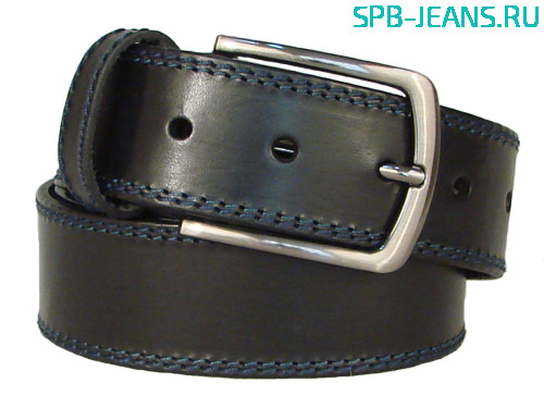 Ремень кожаный 40A12-01R black
