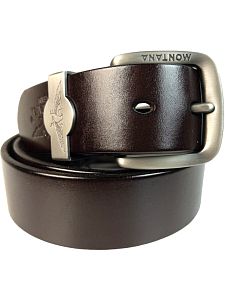 Ремень кожаный Montana M1-1 braun