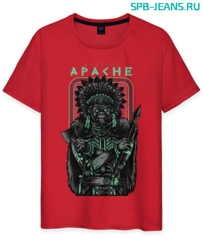 Мужская футболка Apache 1491355 red