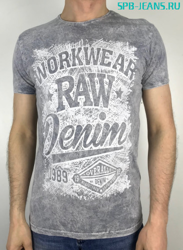 Футболка мужская Daniel & Jones 1309 grey