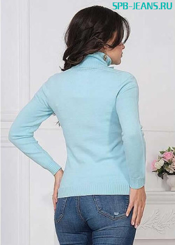 Джемпер женский 16-007 (бирюзовый) фото 2