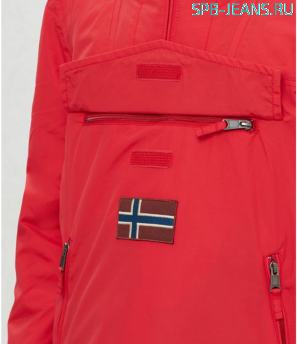 Анорак Napapijri Rainforest Pocket red фото 4